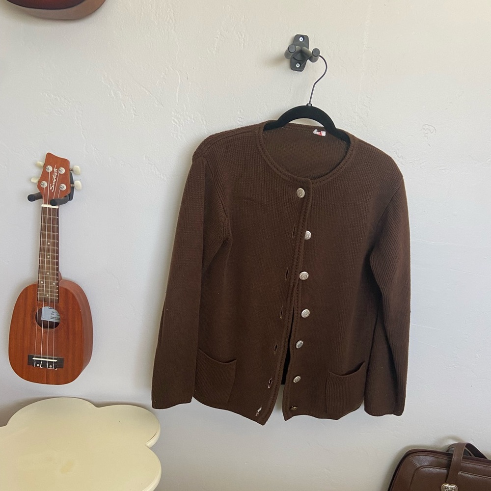 Vintage Brown Cardigan